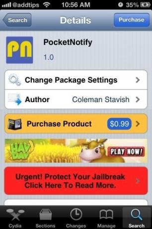 PocketNotify iOS Cydia