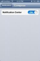 Send SMS & Mail fra iOS Notification Center med Compose-widget