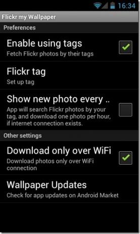 Nastavení Flickr-my-Wallpaper-Android