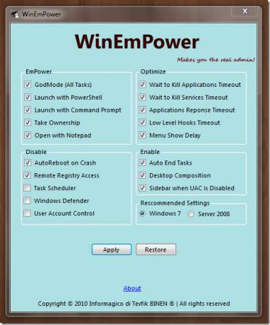 WinEmPower