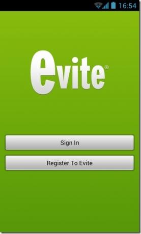 Evite-Android-Login