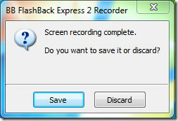 BB FlashBack Express Record Spremi