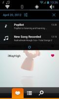 PopBot ל- Android מזהה ושירים מקליטים אוטומטית מרדיו מקוון