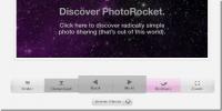PhotoRocket Güncellenir, Faydalı Paylaşım Seçenekleri Ekler