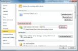 بدء تشغيل Outlook 2010 مع مجلد علبة الوارد IMAP