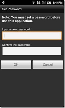 Impostare la password