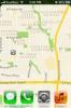 Mappr iPhone स्पॉटलाइट खोज क्षेत्र में एक पूर्ण इंटरएक्टिव मानचित्र डालता है