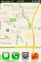 Mappr ieliek pilnu interaktīvo karti iPhone Spotlight meklēšanas apgabalā