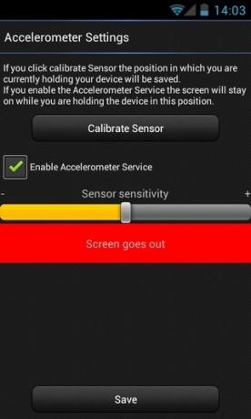 IntelliScreen-Android-kiihtyvyysanturi