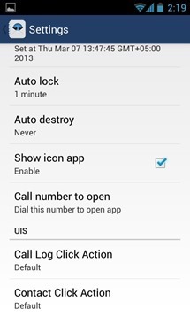 Shady Kontakty pro Android 11