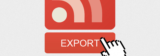 Google Reader-export-RSS feed--elementi speciali