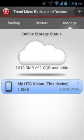 Trend-Micro-Backup-Obnovenie Android-Manage