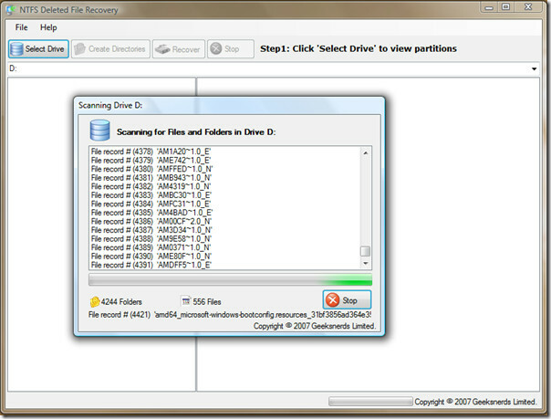 Восстановление удаленного файла NTFS