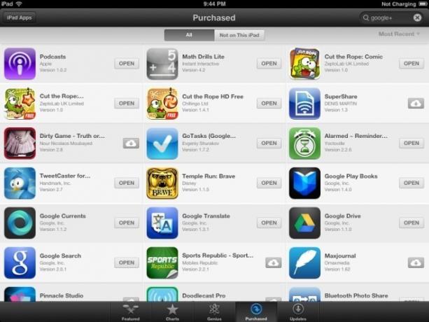 اشترى App Store جهاز iPad iOS 6