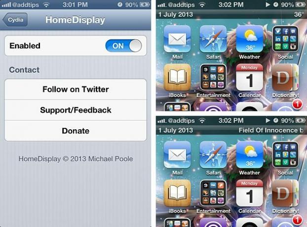 HomeDisplay pro iOS