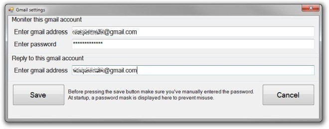 „Gmail“ nustatymai