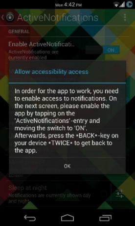 ActiveNotifications لنظام Android 1
