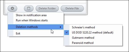 Güvenli Dosyayı Shredder_Method