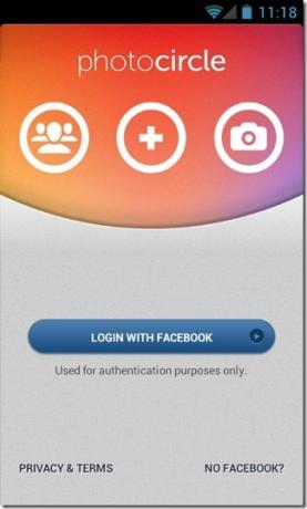PhotoCircle-Android-Login