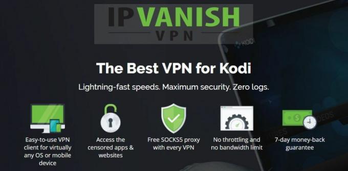 Kodi-sneltoetsen - IPVanish