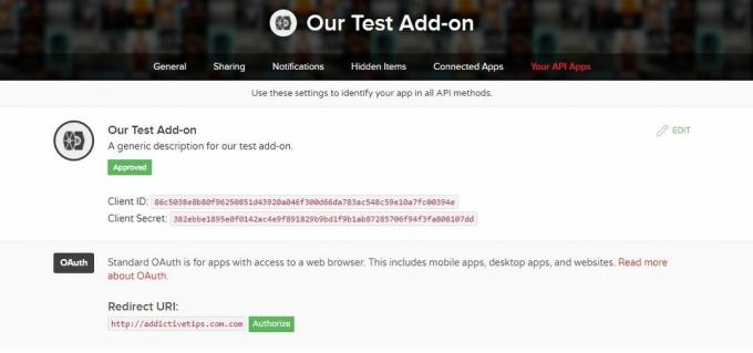 Kodi Trakt API - Addon screen - 3