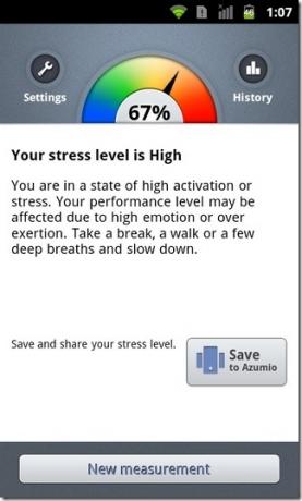 Провера стреса-Андроид-резултати
