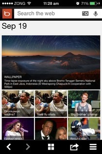Bing iOS populārs