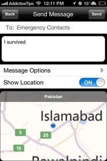 Сообщение HelpBridge iOS