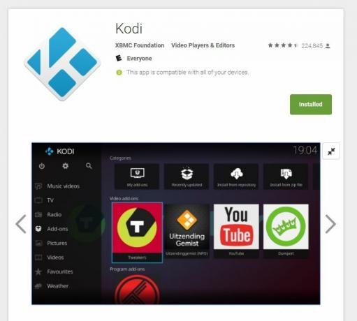 Kodi Android TV - لقطة شاشة 1