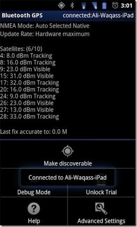Bluetooth-GPS-uscita-per-Android