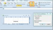 Excel 2010: Електронна таблица за защита на паролата