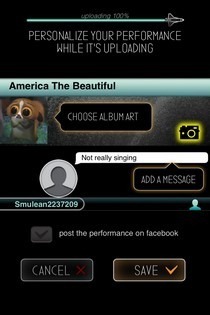 Cânta! Partajare iOS