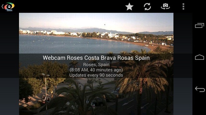 Worldscope-Web kameras-Beta-4-Android-Pilnekrāna režīms