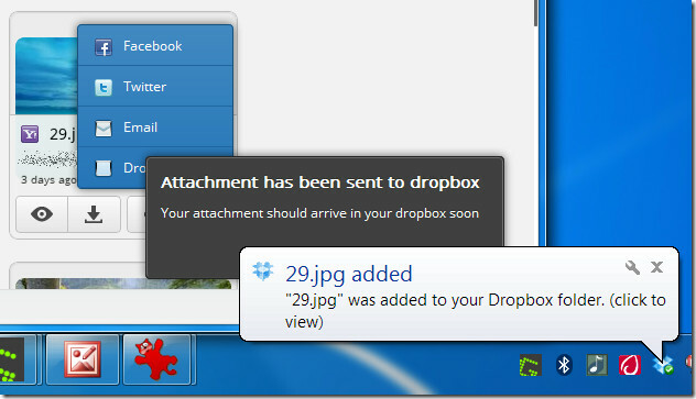 wyślij do Dropbox