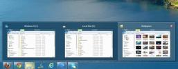 Změna nastavení vzhledu náhledů miniatur hlavního panelu v systému Windows 8