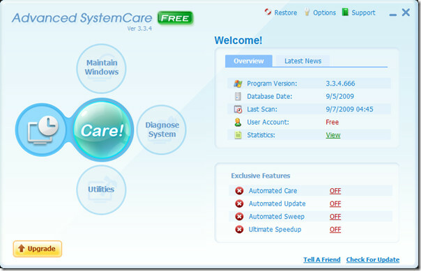 Advanced System Care -suojaus