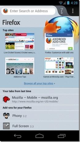 Firefox-14-Android-stranicu