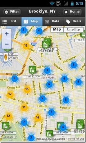 MyApartmentMap-Android-Kartta