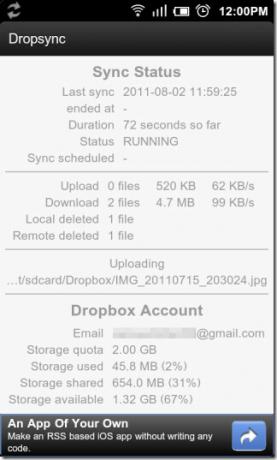 DropSync مقابل Android-Two-Way-Dropbox-SD-Card-Sync