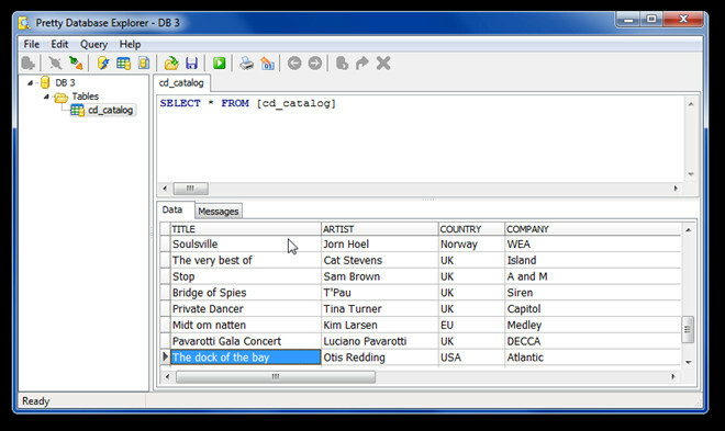 Pretty Database Explorer - DB 3