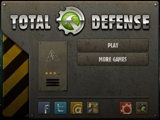 3D početni zaslon za obranu
