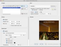 Il batch di strumenti di modifica delle immagini semplici converte le immagini e aggiunge la filigrana [Mac]