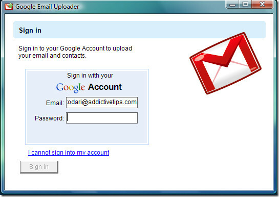 google email uploader