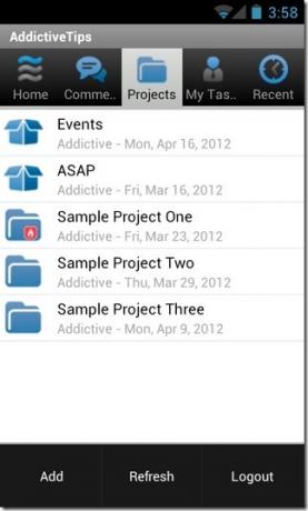 LiquidPlanner-Android-Projects