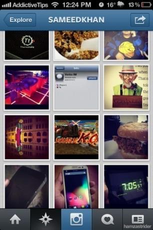 Instagram iOS Infinite Grid