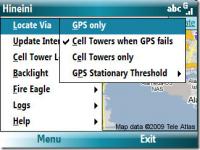 Actualice su ubicación con Windows Mobile mediante GPS con Hineini