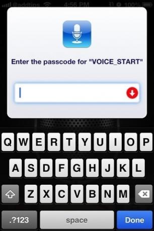 Κωδικός πρόσβασης iPrivacy iOS