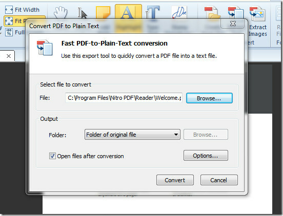PDF v navadno besedilo