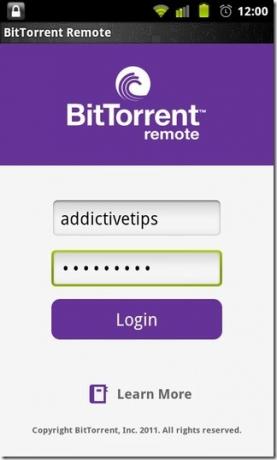 01-BitTorrent-מרחוק-אנדרואיד-כניסה
