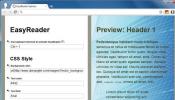 „EasyReader“: tinkinkite internetinį turinį, kad būtų geriau skaitoma [„Chrome“]